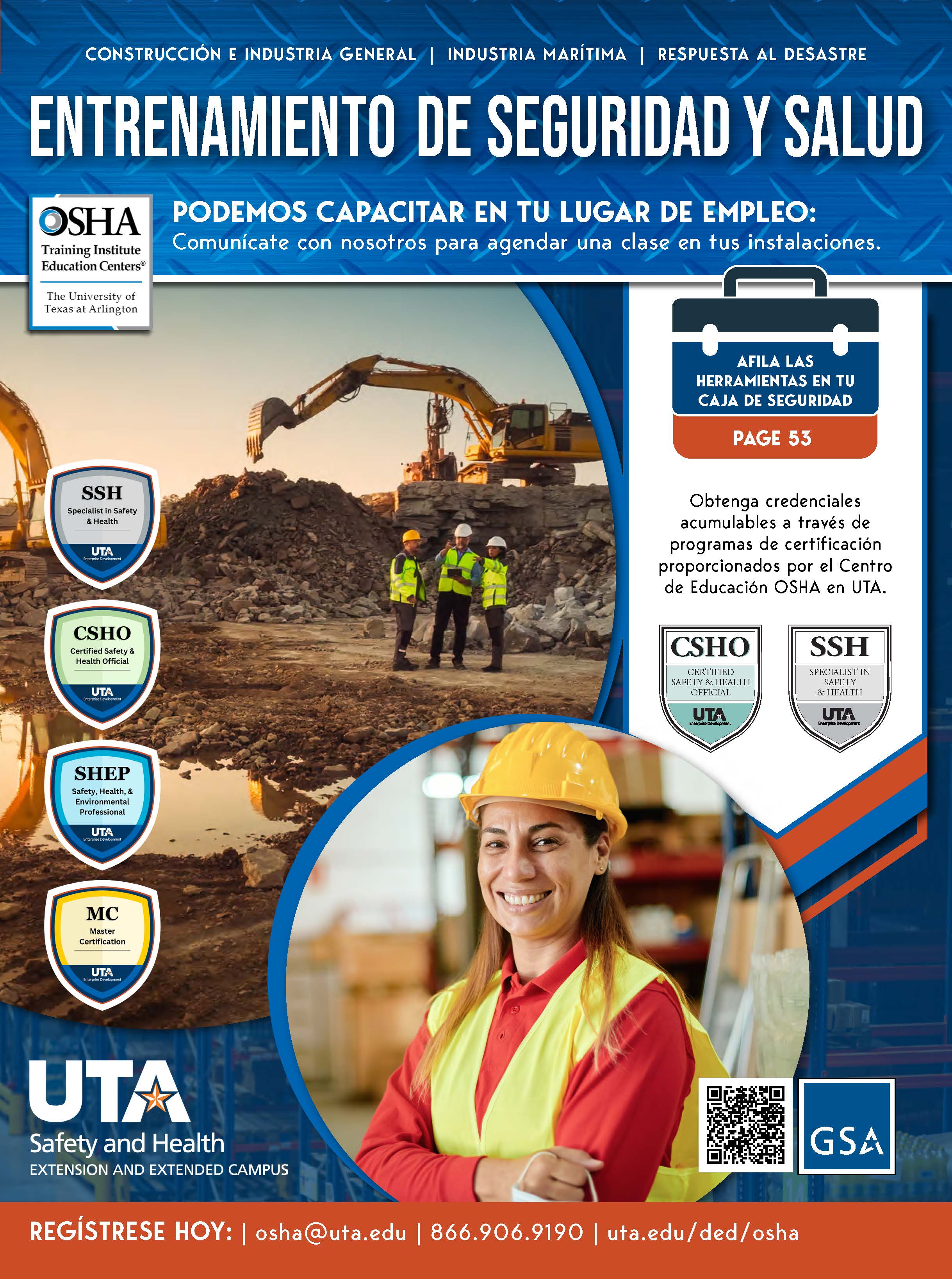 Safety & Health Spanish Catalog cover